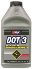 Тормозная жидкость ДОТ -4   UNIX 455г