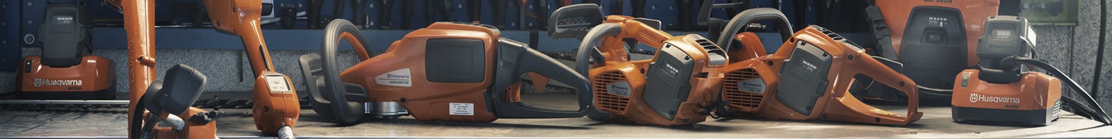 Бензопилы и мотокосы